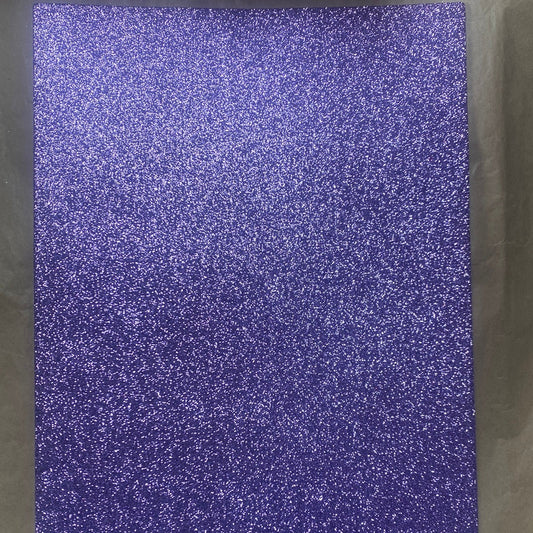 GOMA EVA GLITTER TAMAÑO 20x30cm LILA