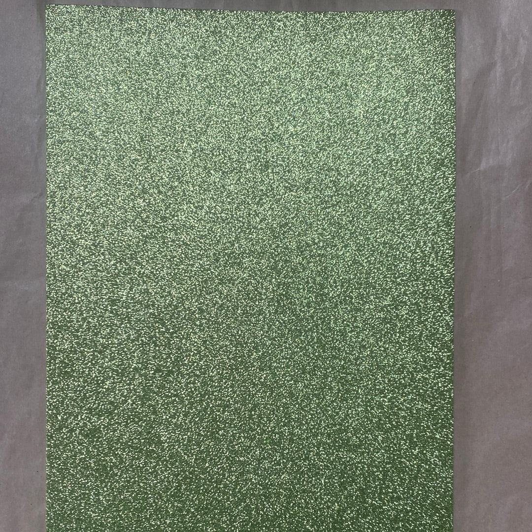 GOMA EVA GLITTER TAMAÑO 20x30cm LIGHT GREEN