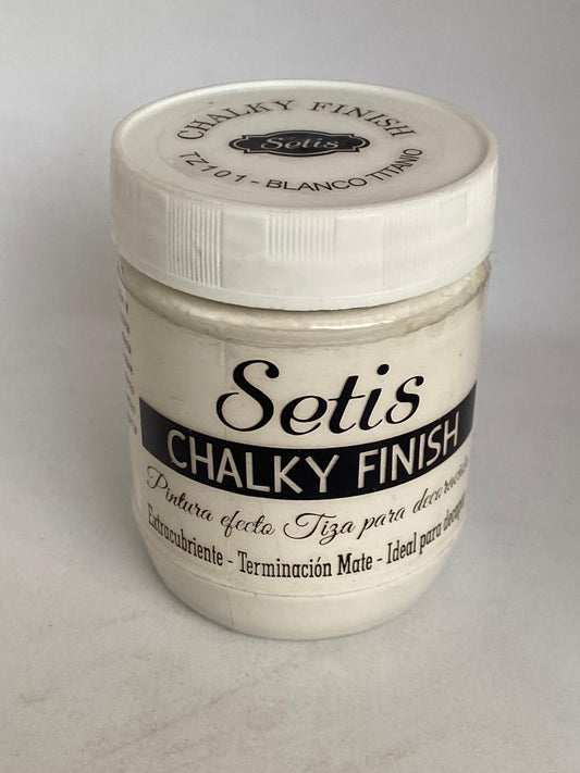 Chalky Finish Setis Mate Efecto TIZA 125 ML BLANCO TITANIO