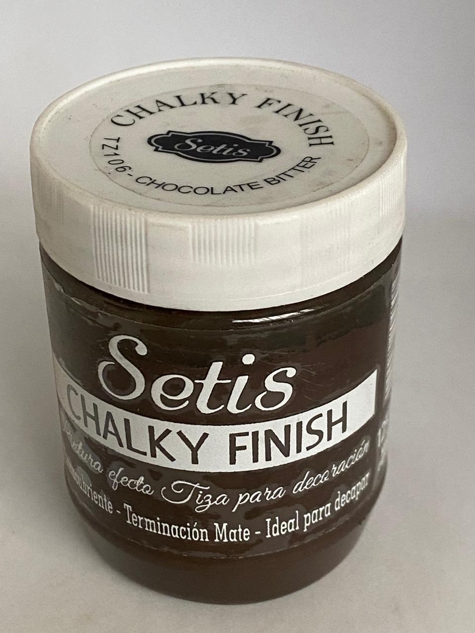 Chalky Finish Setis Mate Efecto TIZA 125 ML CHOCOLATE BITTER