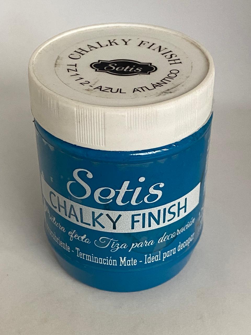 Chalky Finish Setis Mate Efecto TIZA 125 ML AZUL ATLANTICO