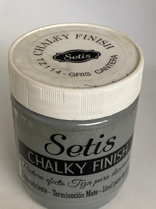 Chalky Finish Setis Mate Efecto TIZA 125 ML GRIS CANTERA