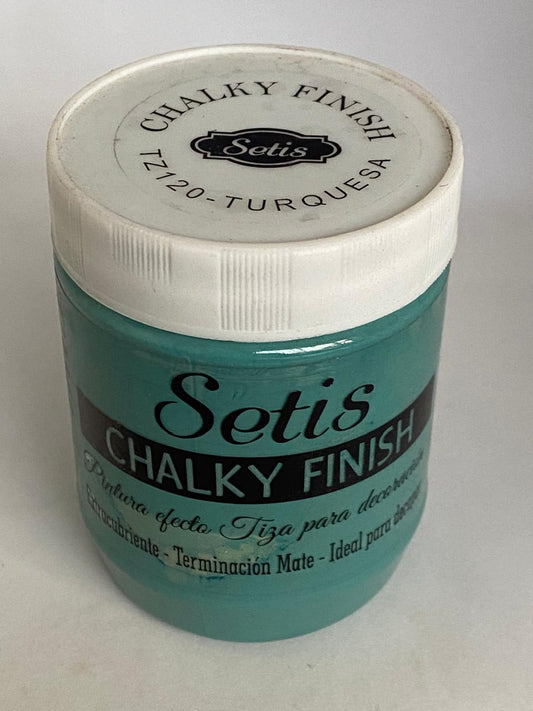 Chalky Finish Setis Mate Efecto TIZA 125 ML TURQUESA