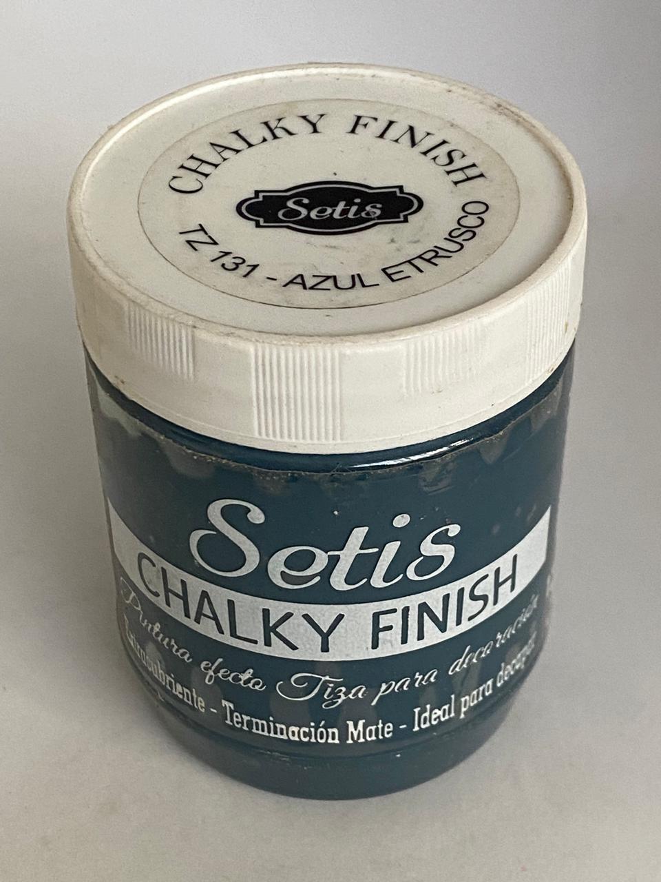 Chalky Finish Setis Mate Efecto TIZA 125 ML AZUL ETRUSCO