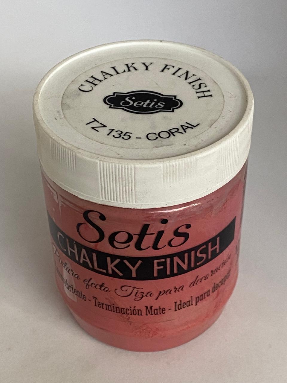 Chalky Finish Setis Mate Efecto TIZA 125 ML CORAL