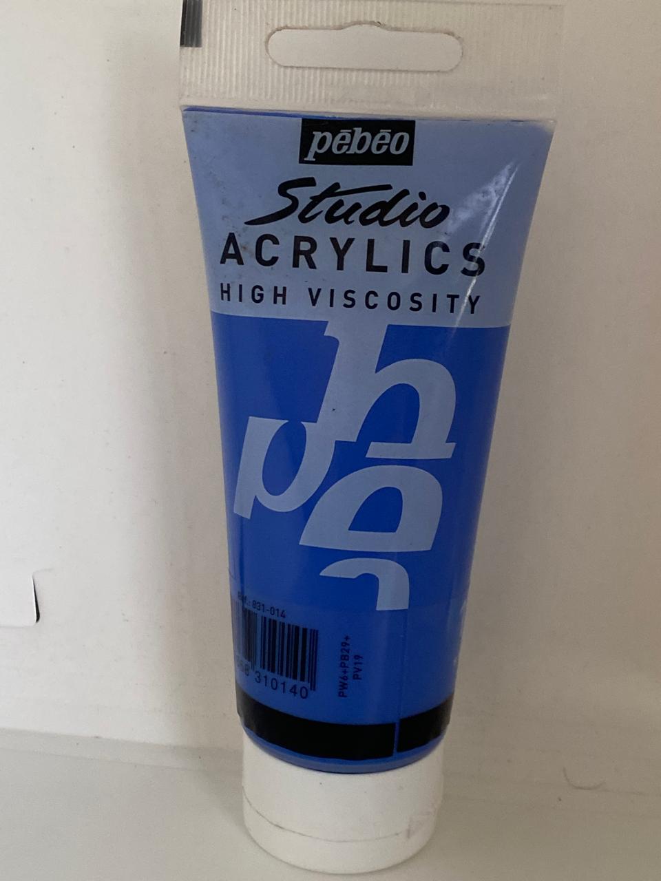 PINTURA ACRILICA PROFESIONAL 100 ML 14 AZUL COBALTO IMITACION