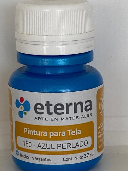 PINTURA PARA TELA ETERNA  / GENERO 37 ML 150 AZUL PERLADO