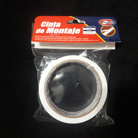 CINTA DE MONTAJE 1.5 MT X 24 MM