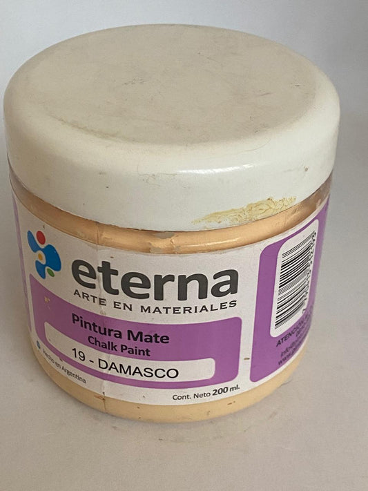 Pintura Mate Chalk paint  ETERNA 200 ML DAMASCO