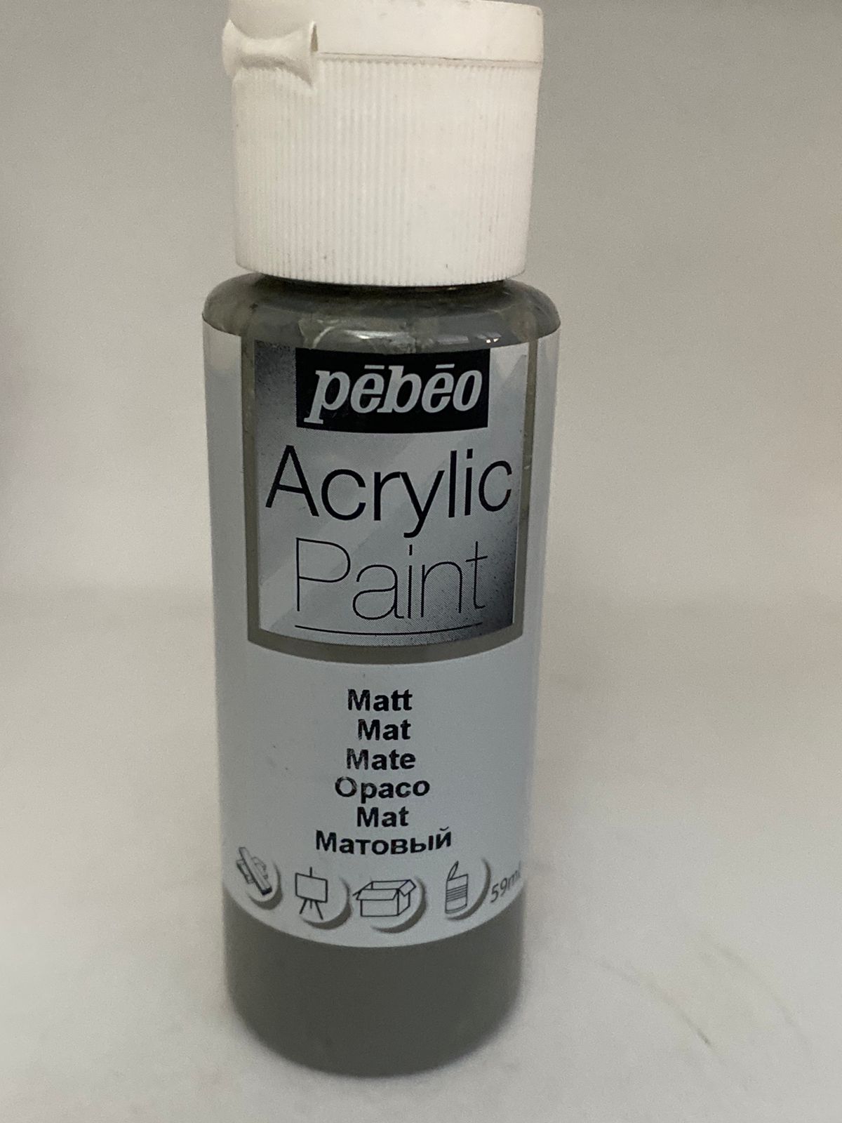 PINTURA ACRÍLICA 59ml 20_gris raton mate