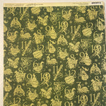 Lámina Graphic 45 Doble 30x30cm Scrapbooking USA - The Twelve days of Christmas Collection
