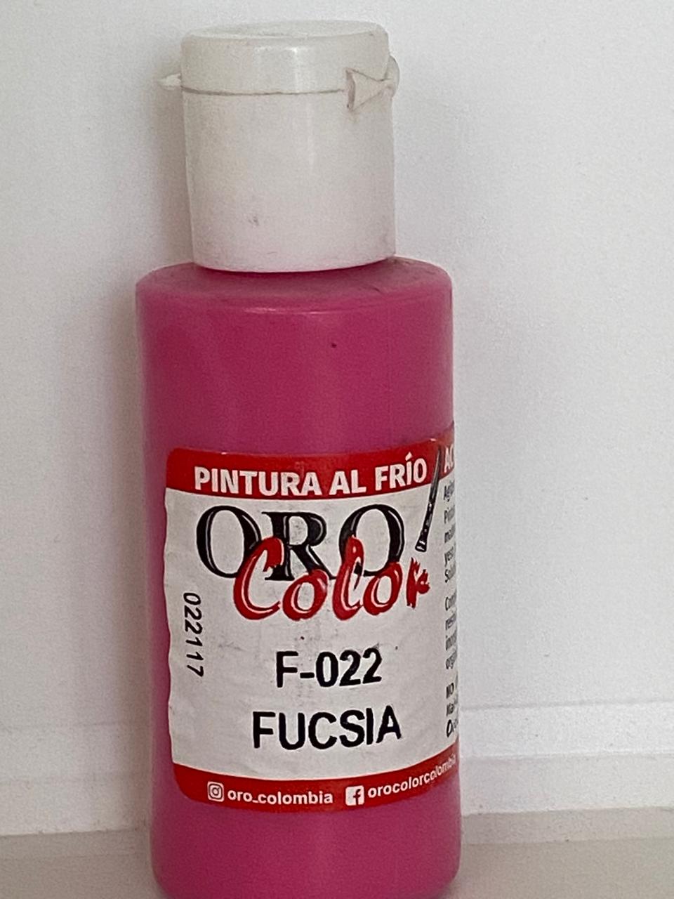 PINTURA ACRÍLICA ORO COLOR 60 CC 22 FUCSIA