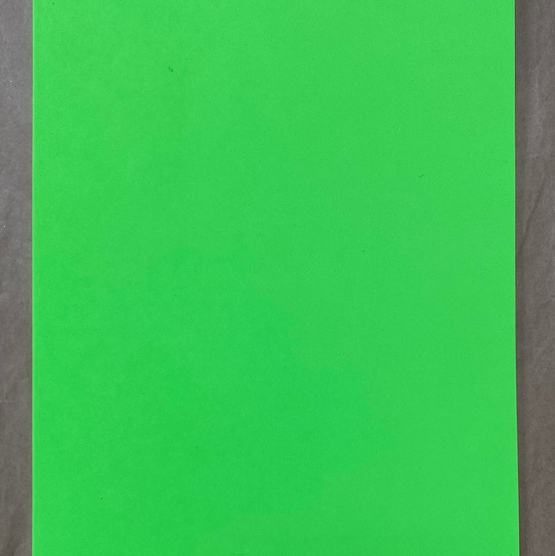 GOMA EVA FLUORESCENTE TAMAÑO 20x30cm VERDE