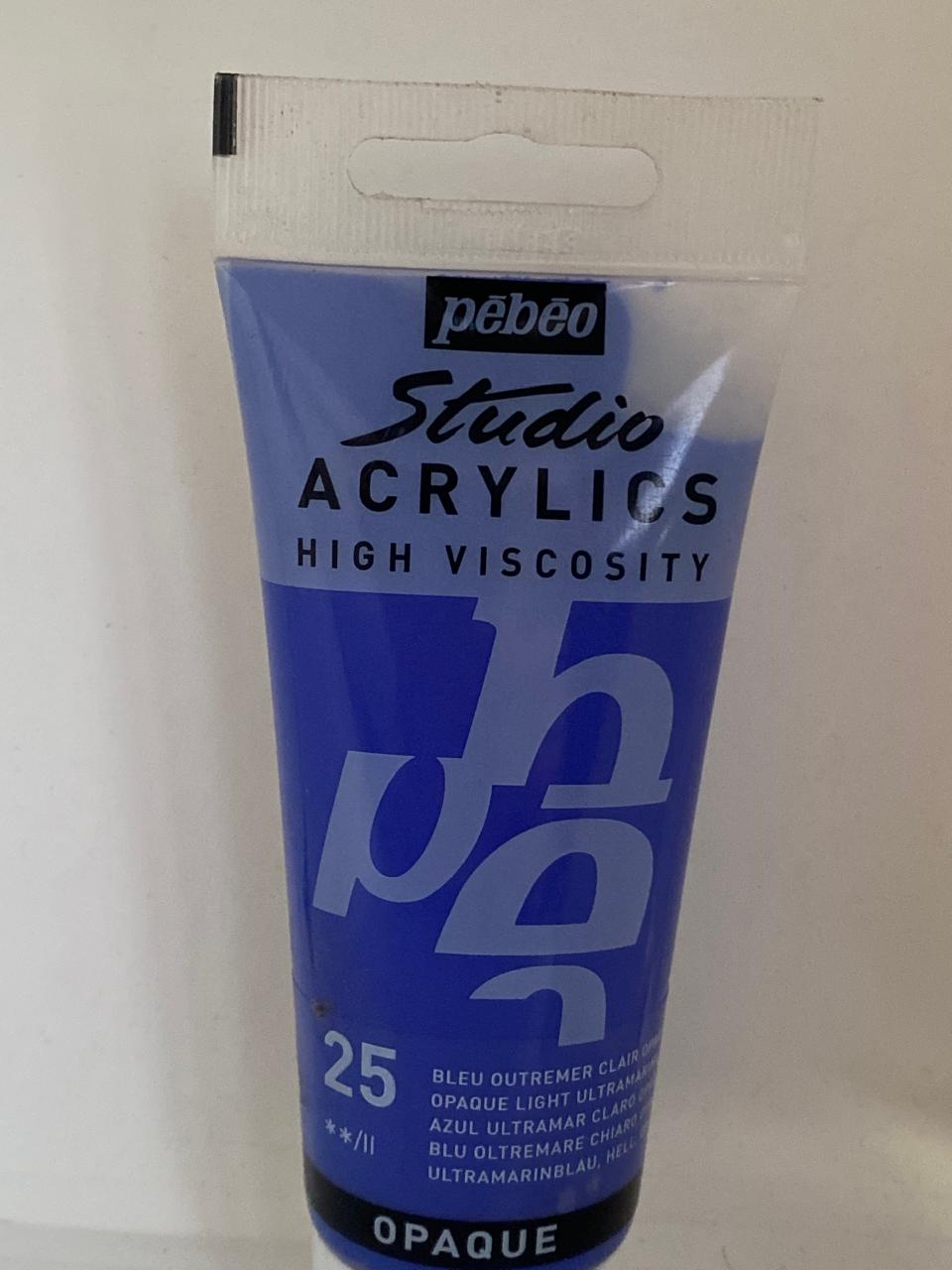 PINTURA ACRILICA PROFESIONAL 100 ML 25_AZUL ULTRAMAR CLARO