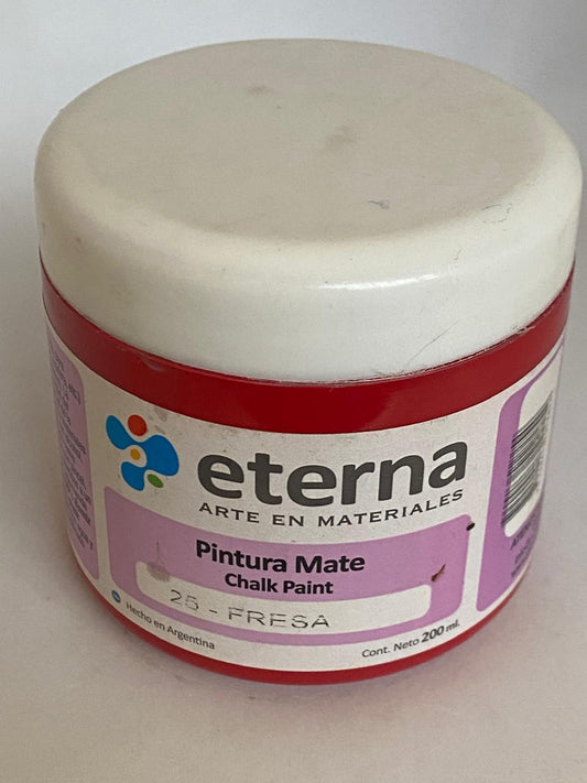 Pintura Mate Chalk paint  ETERNA 200 ML FRESA