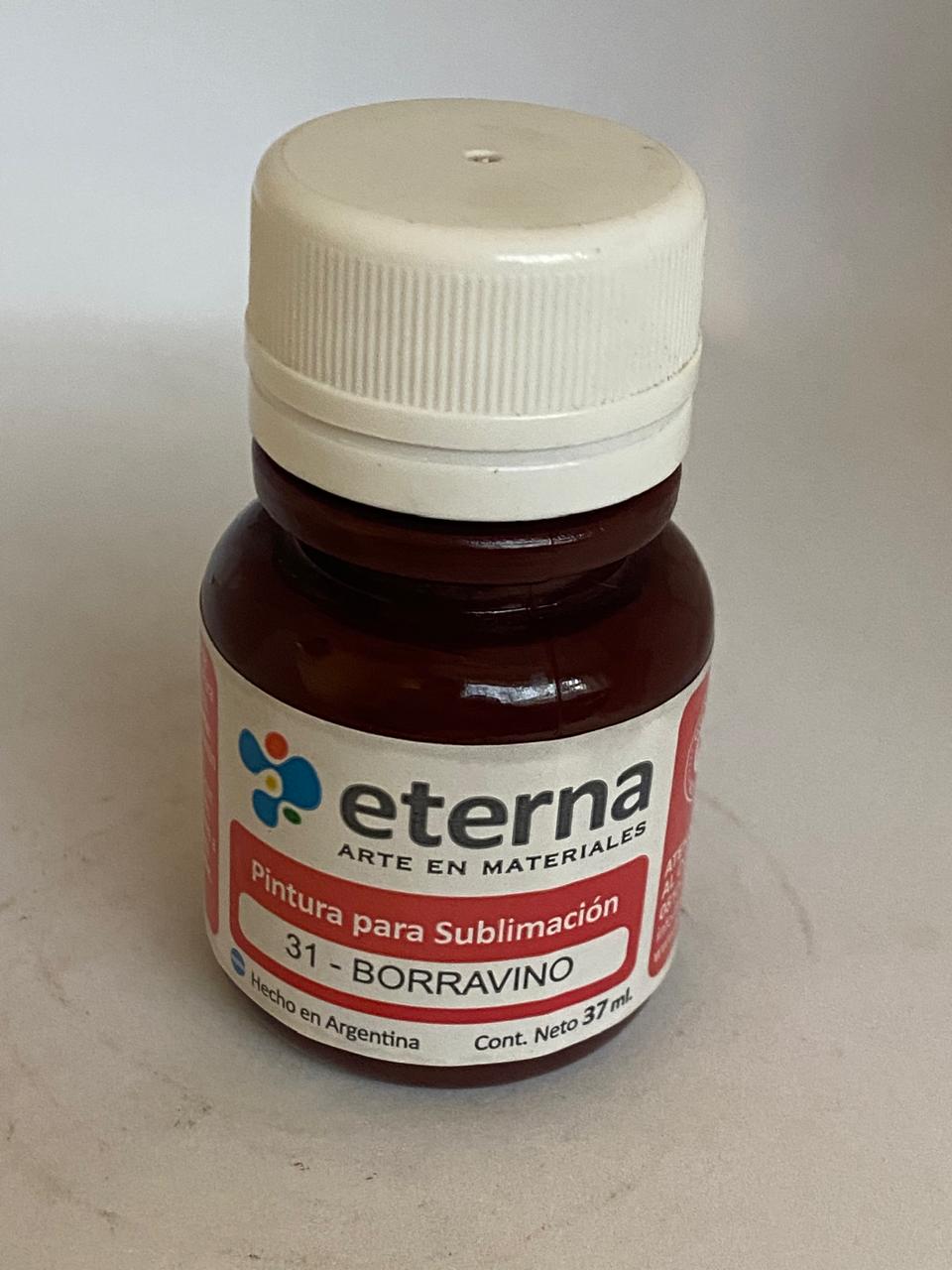 PINTURA PARA SUBLIMACION ETERNA 37 ML BORRAVINO