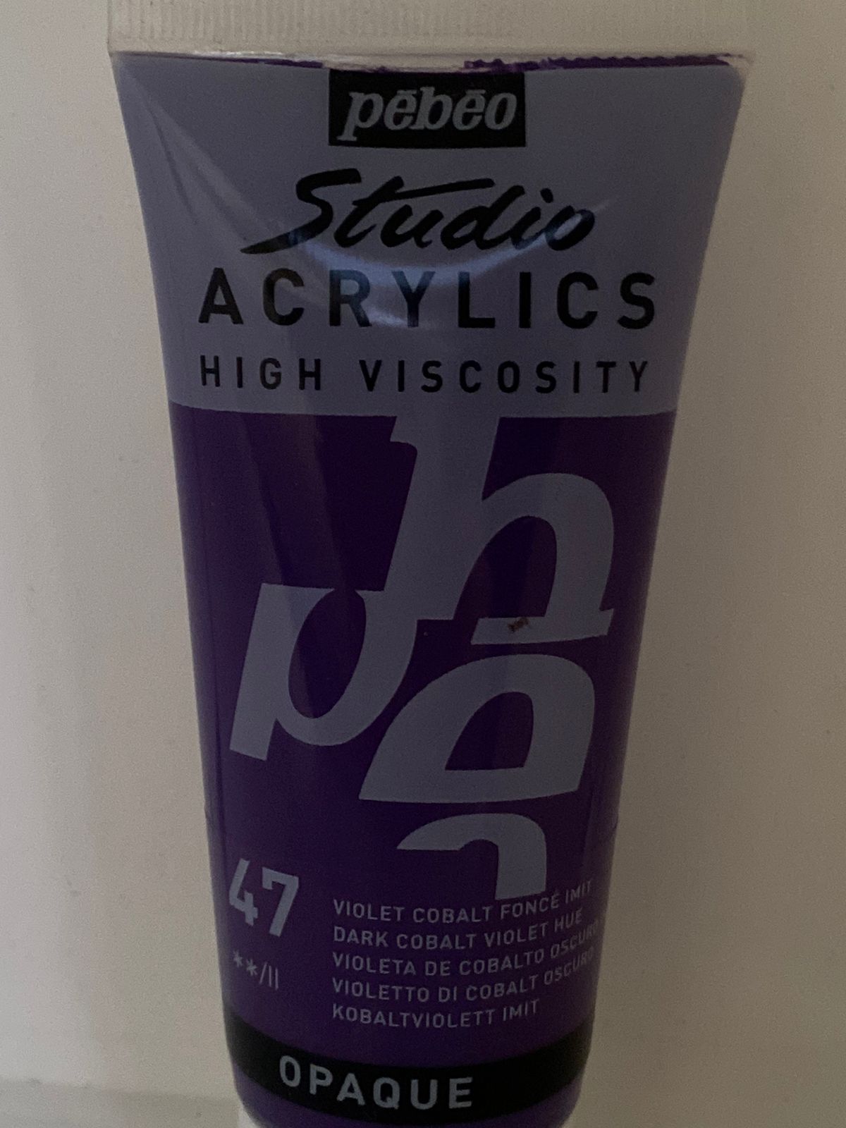 PINTURA ACRILICA PROFESIONAL 100 ML 47_VIOLETA COBALTO