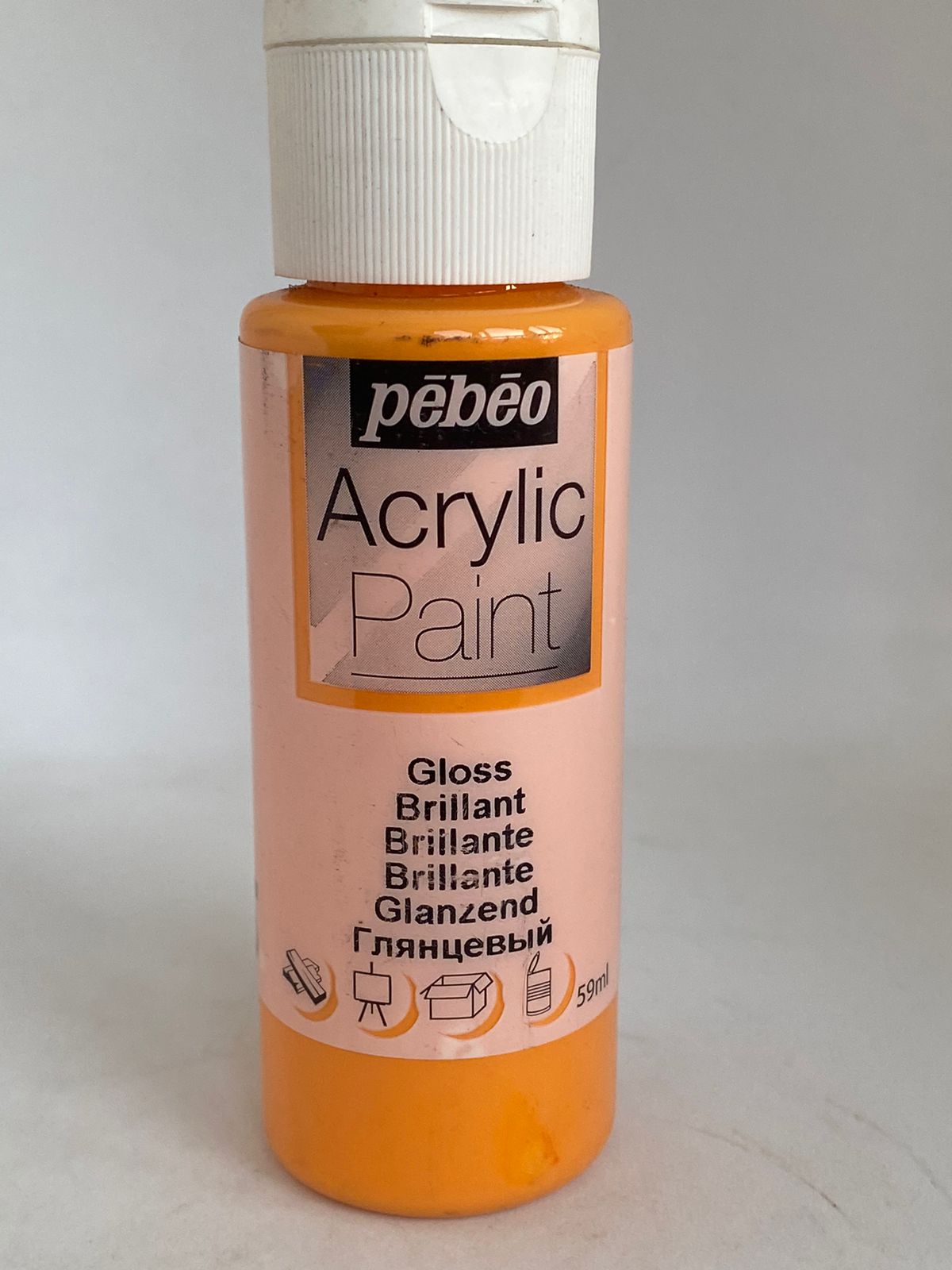 PINTURA ACRÍLICA 59ml 47_naranjo brillante