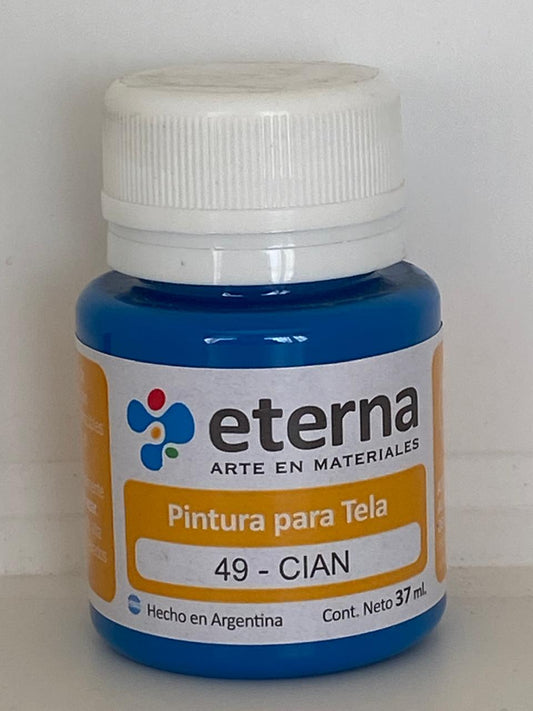 PINTURA PARA TELA ETERNA  / GENERO 37 ML 49 CYAN