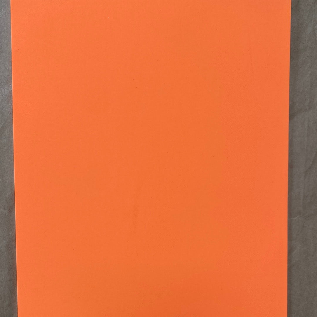 GOMA EVA FLUORESCENTE TAMAÑO 20x30cm NARANJA