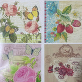 LAMINAS PARA DECOUPAGE   20 x 27 Vintage Flor