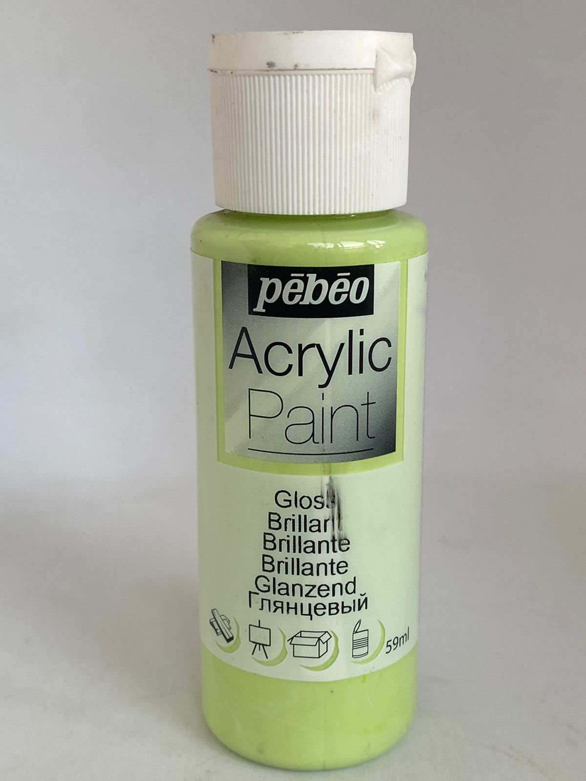 PINTURA ACRÍLICA 59ml 57_verde suave brillante