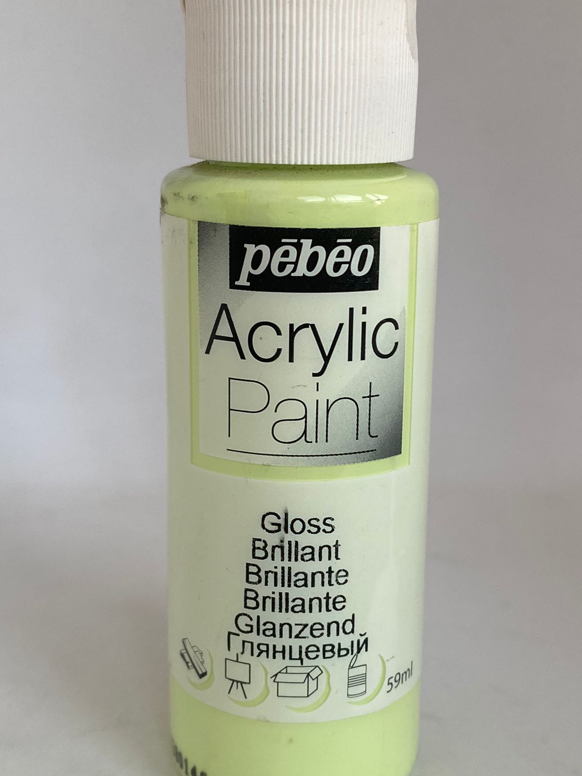 PINTURA ACRÍLICA 59ml 58_verde pistacho brillante