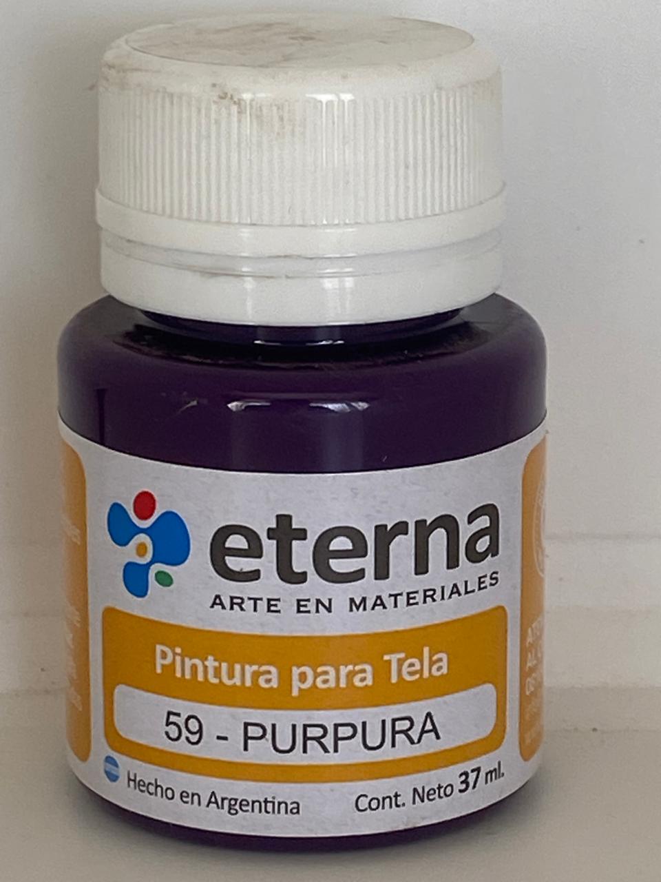 PINTURA PARA TELA ETERNA  / GENERO 37 ML 59 PURPURA