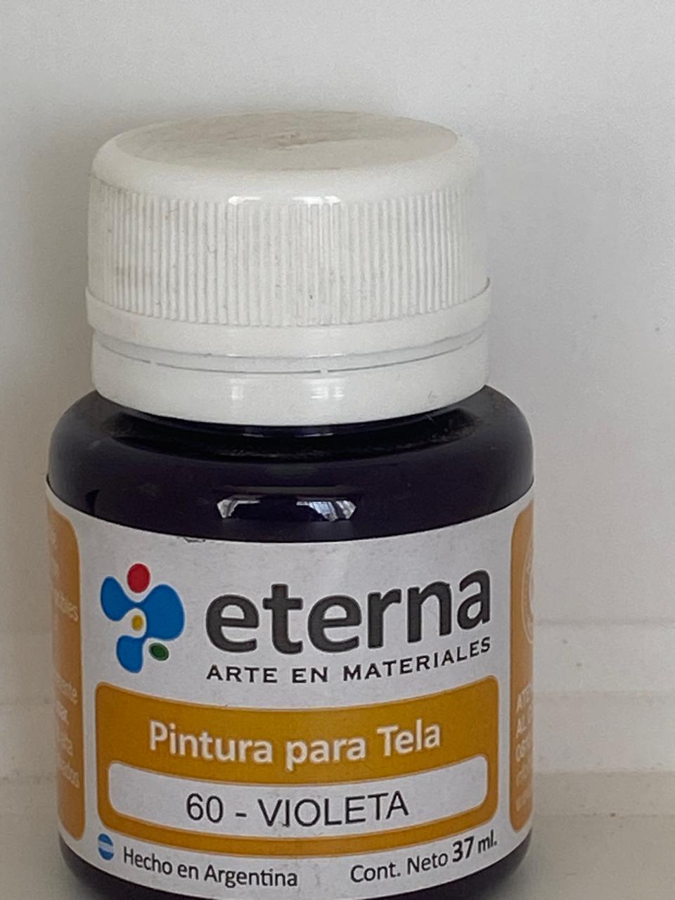 PINTURA PARA TELA ETERNA  / GENERO 37 ML 60 VIOLETA