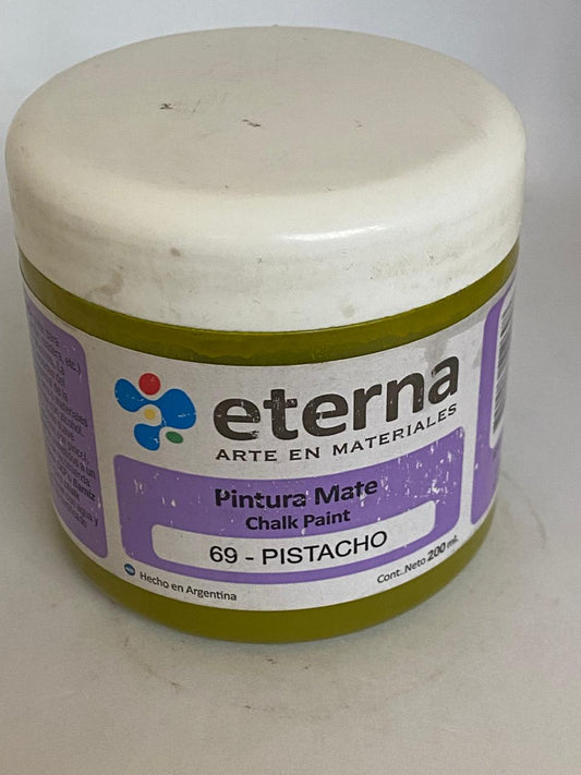 Pintura Mate Chalk paint  ETERNA 200 ML PISTACHO