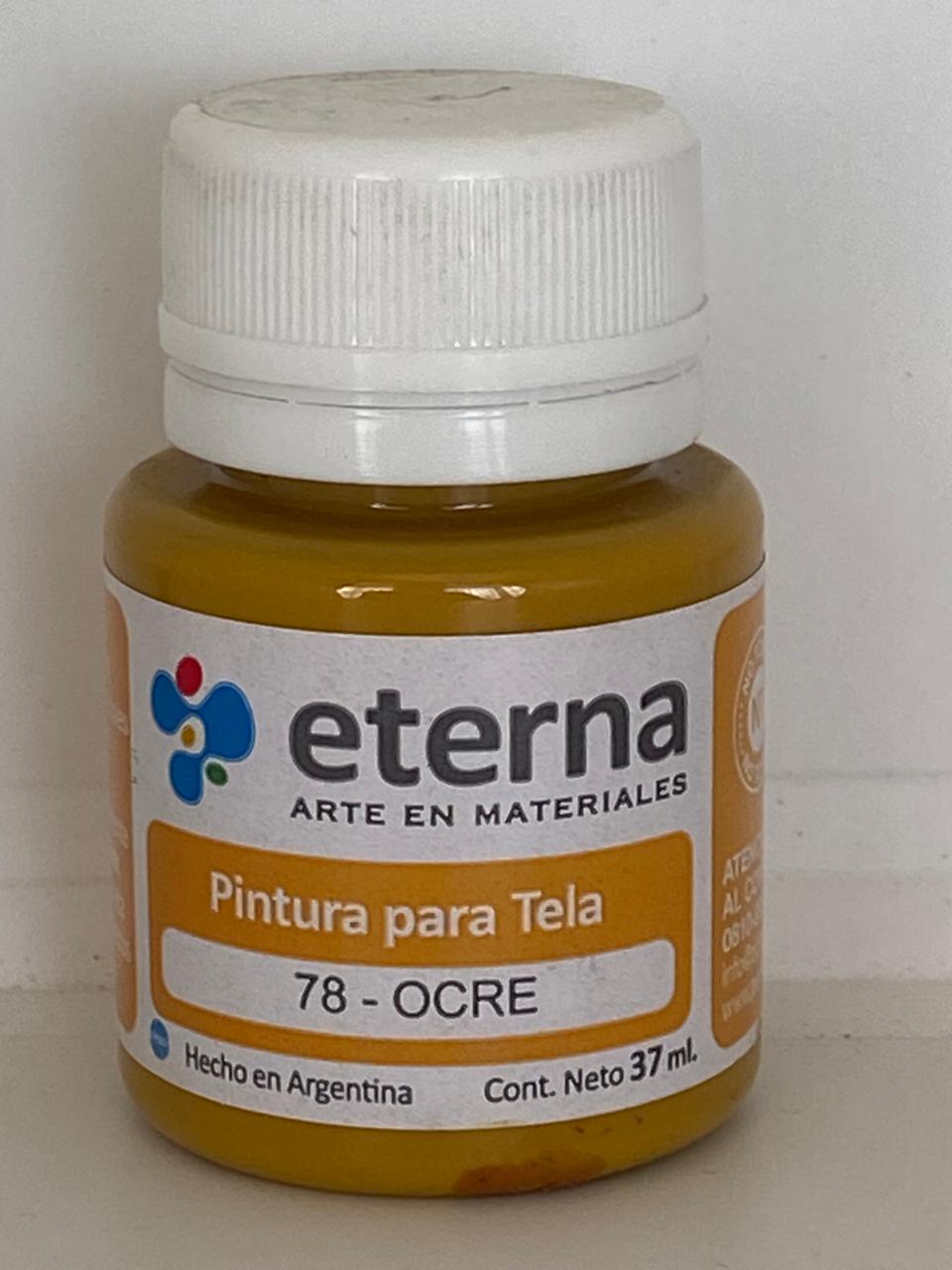 PINTURA PARA TELA ETERNA  / GENERO 37 ML 78 OCRE