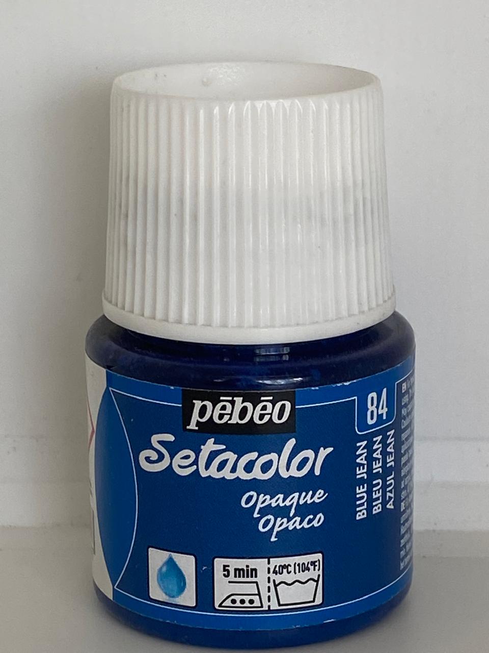 Pintura para tela PEBEO Setacolor 84 AZUL JEAN