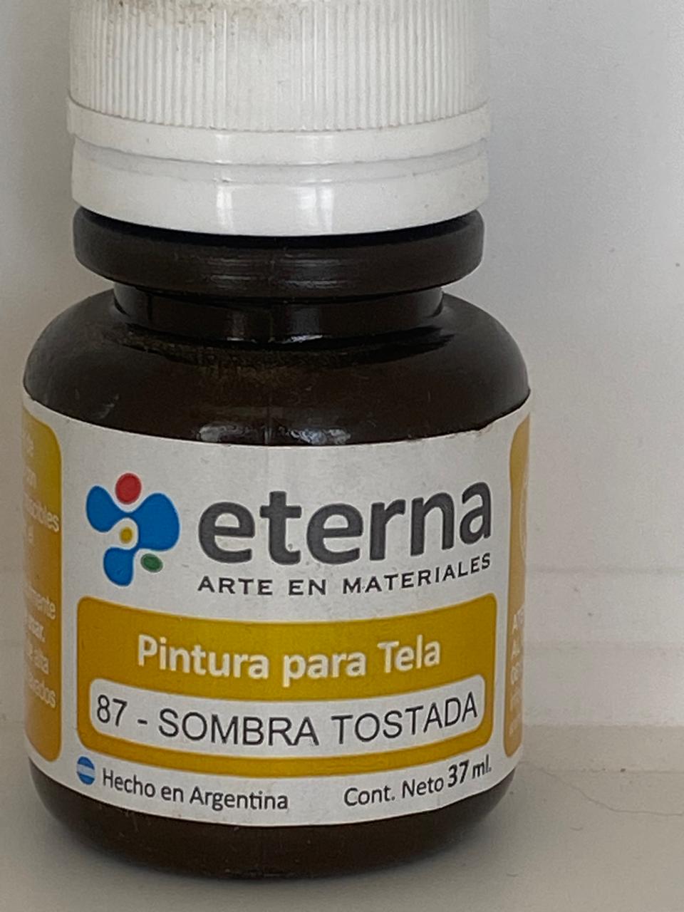 PINTURA PARA TELA ETERNA  / GENERO 37 ML 87 SOMBRA TOSTADA