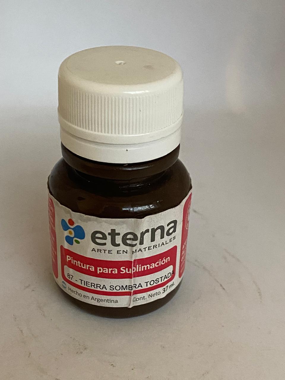 PINTURA PARA SUBLIMACION ETERNA 37 ML TIERRA SOMBRA TOSTADA