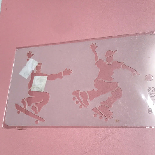 STENCIL 10 x 15   PATINAJE MILARTE