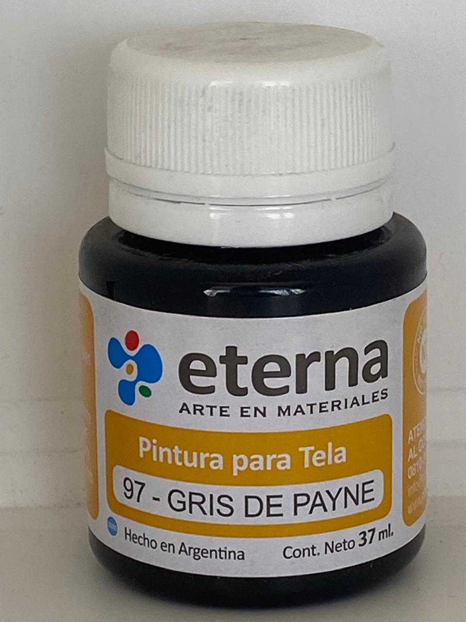 PINTURA PARA TELA ETERNA  / GENERO 37 ML 97 GRIS DE PAYNE