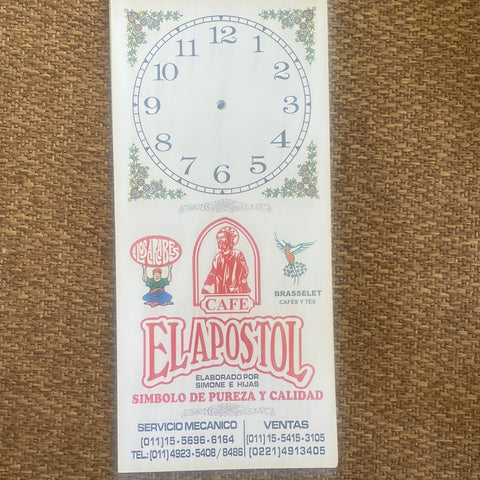 Lamina Reloj Vintage recortable 48x22 cm
