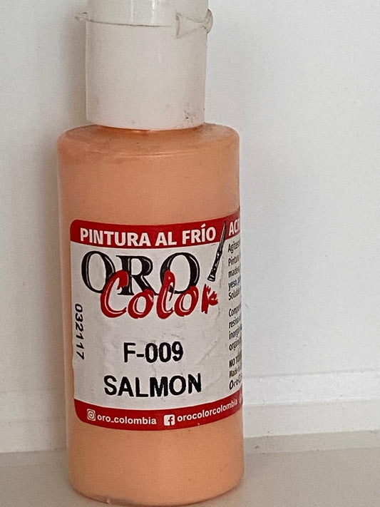 PINTURA ACRÍLICA ORO COLOR 60 CC 09 SALMON