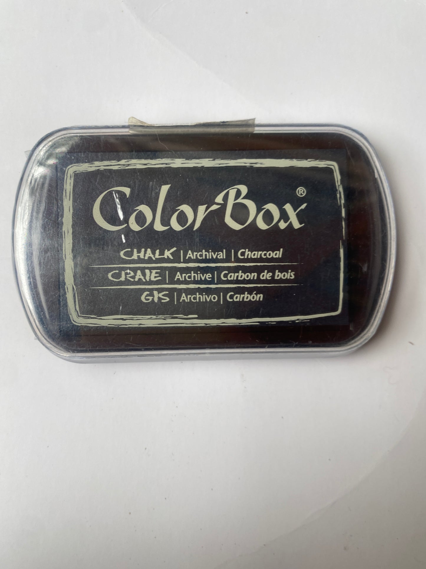 TAMPON COLORBOX PARA EMBOSSING-CARBON