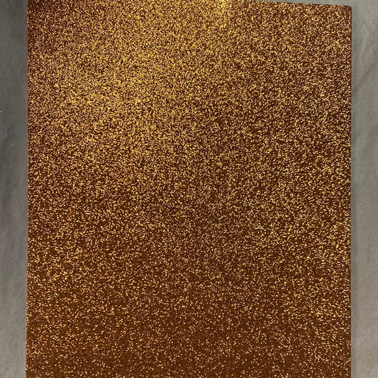 GOMA EVA GLITTER TAMAÑO 20x30cm NARANJA