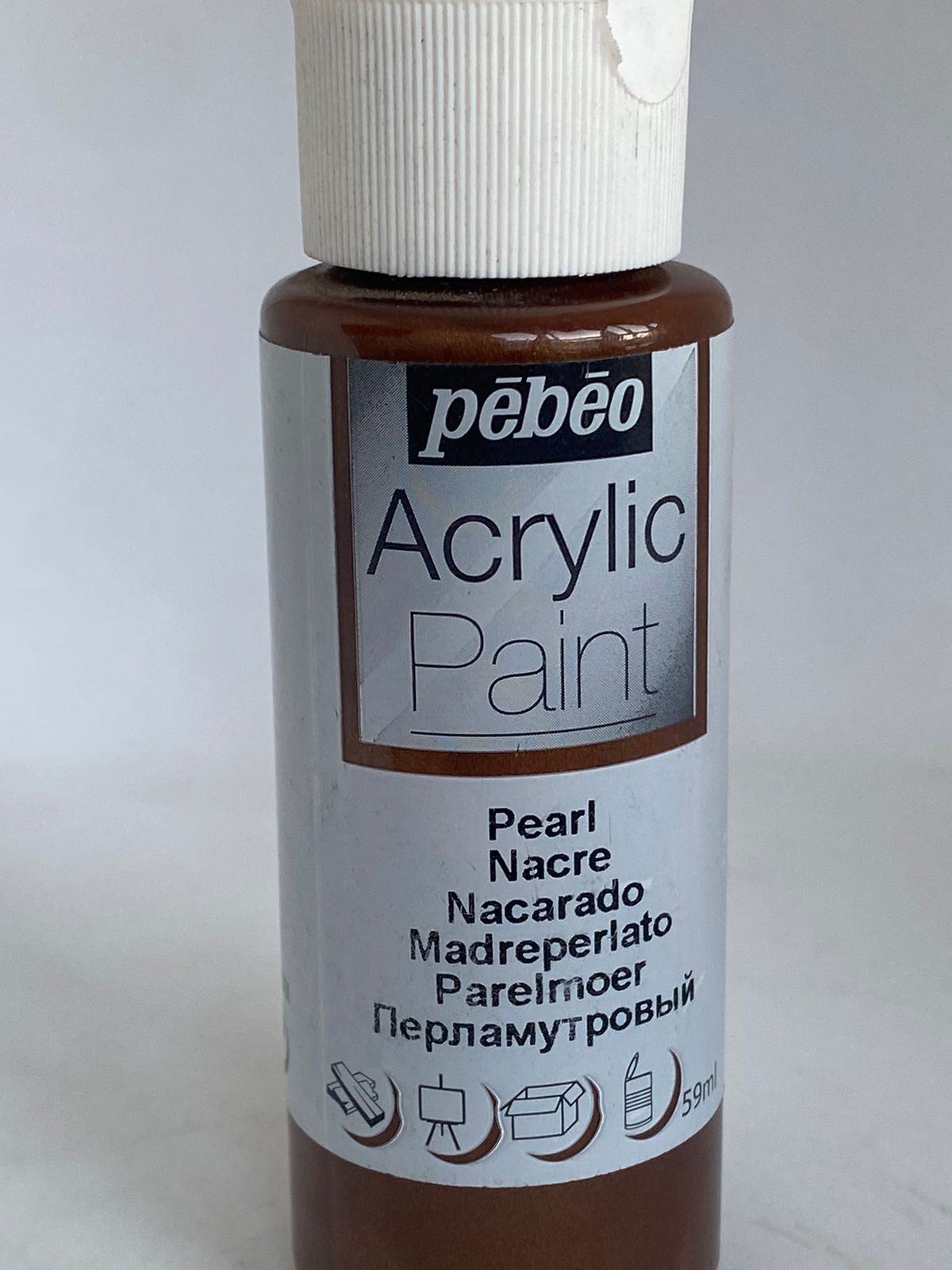 PINTURA ACRÍLICA 59ml 74_chocolate metalico