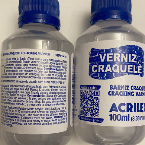 BARNIZ CRAQUELADOR ACRILEX 100 ml