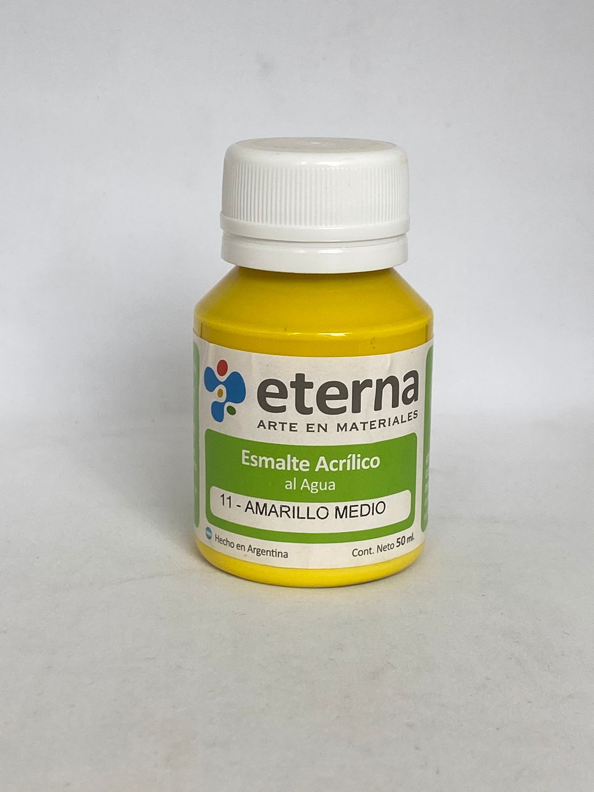 ESMALTE ACRÍLICO ETERNA 50ML / AMARILLO MEDIO