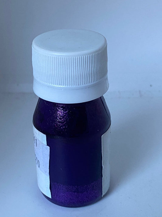 TINTA CUBRITIVA FANTASIA AL AGUA FACILISIMO 30ML GLITTER PURPURA