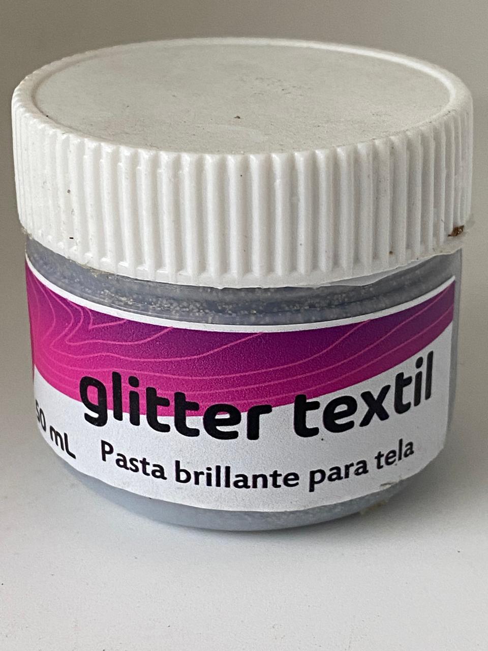 GLITTER TEXTIL RMC 50 ML PLATA