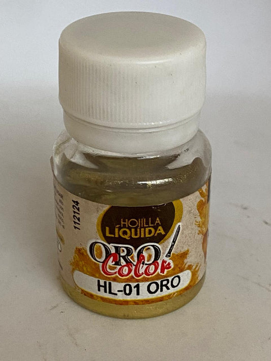 HOJILLA LIQUIDA ORO COLOR 30 ML ORO HL 01