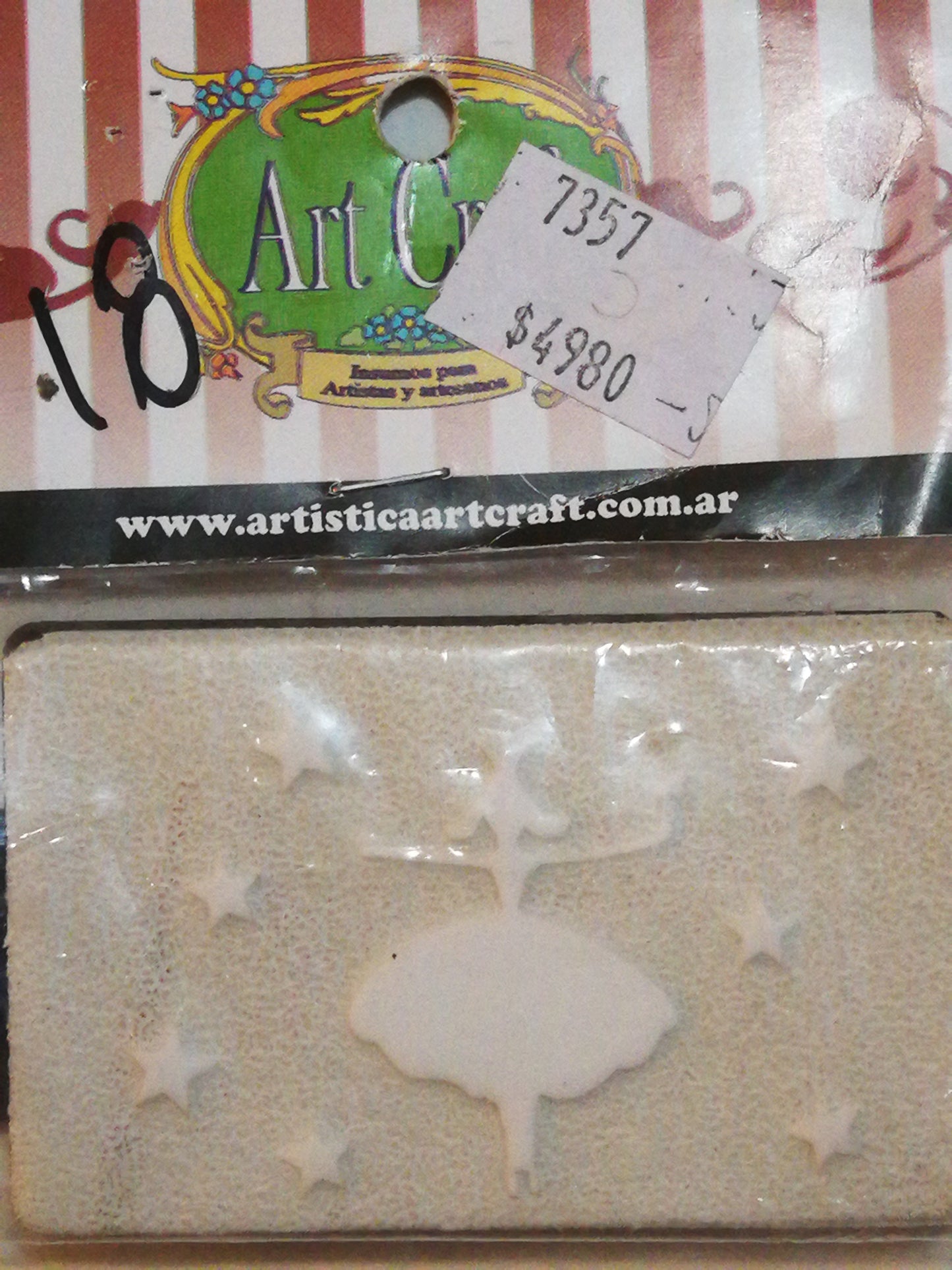 TIMBRES SELLOS DE GOMA ART CRAFT 7X4