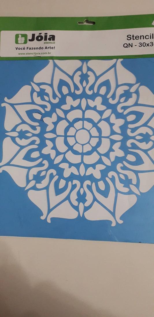 STENCIL 30X30  MANDALA JOIA