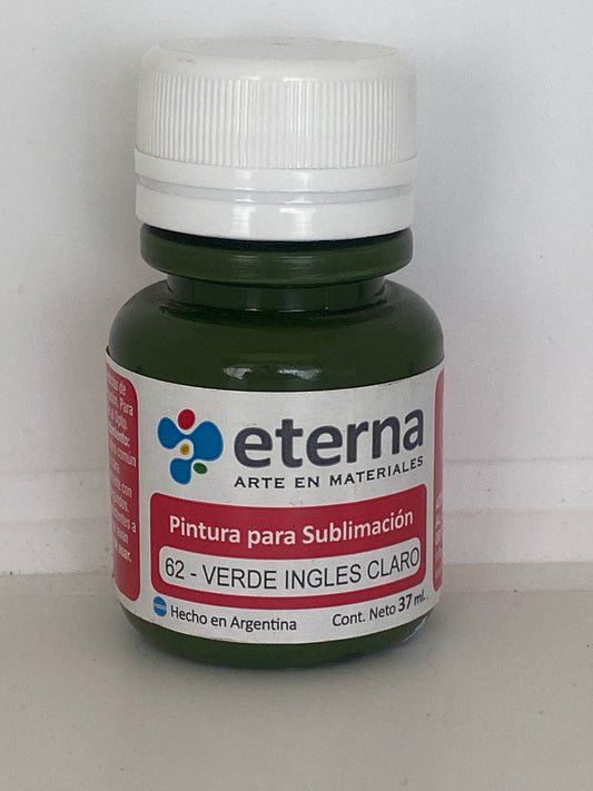 PINTURA PARA SUBLIMACION ETERNA 37 ML VERDE INGLES CLARO