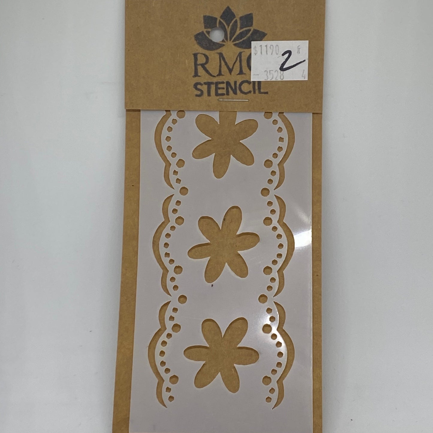 STENCIL 7X15 FLORES 2